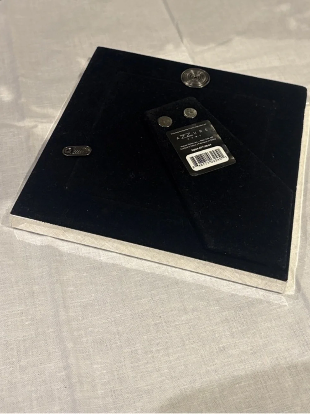 Vintage Isola Galleria Silver Photo Frame by Azzure Home 4x4 inches